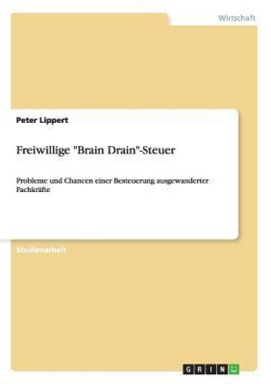 Freiwillige "Brain Drain"-Steuer