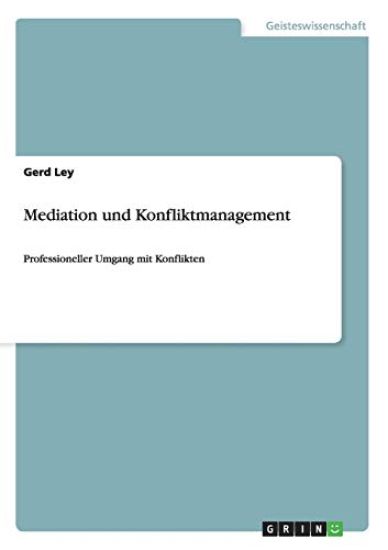 Mediation und Konfliktmanagement