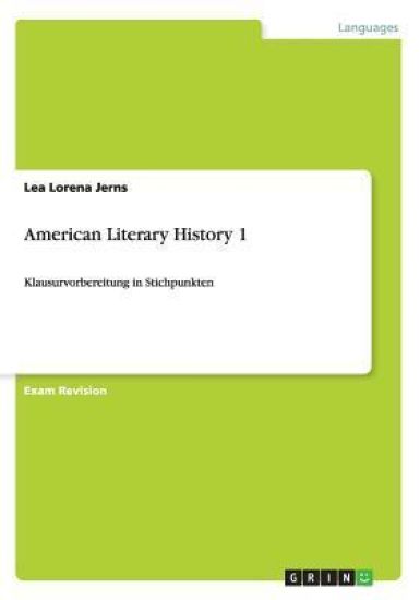 American Literary History 1