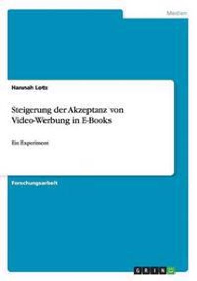Steigerung der Akzeptanz von Video-Werbung in E-Books