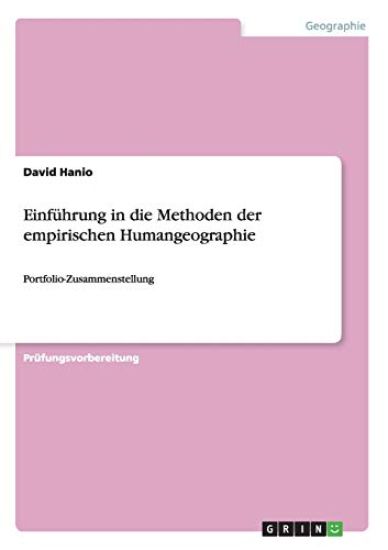 Einführung in die Methoden der empirischen Humangeographie