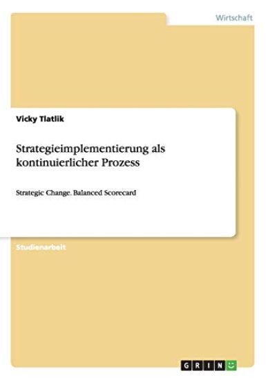 Strategieimplementierung als kontinuierlicher Prozess
