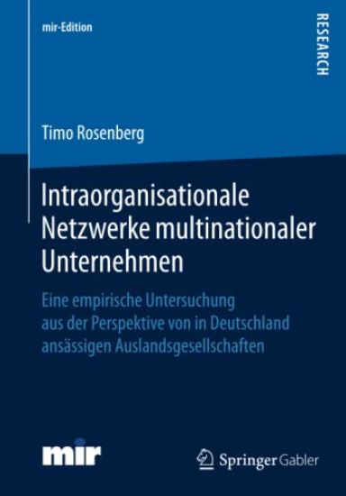 Intraorganisationale Netzwerke multinationaler Unternehmen