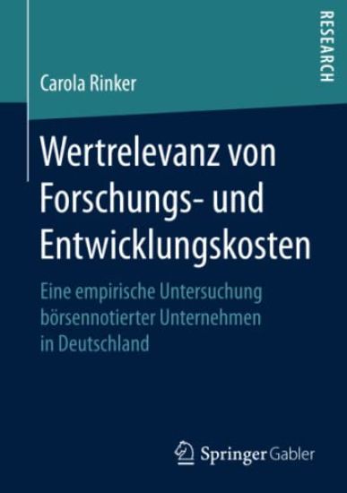 Wertrelevanz von Forschungs- und Entwicklungskosten