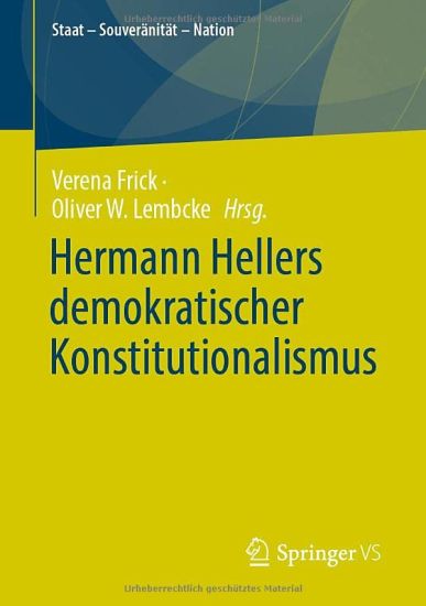 Hermann Hellers demokratischer Konstitutionalismus