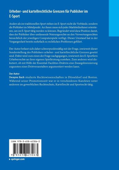 Urheber- und kartellrechtliche Grenzen für Publisher im E-Sport