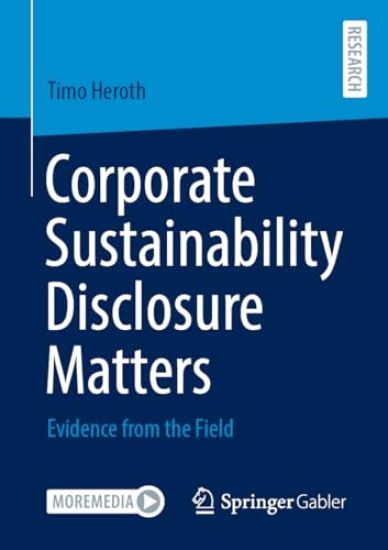 Corporate Sustainability Disclosure Matters