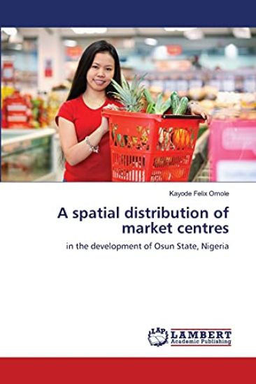 A spatial distribution of market centres