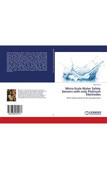 Micro-Scale Water Safety Sensors with only Platinum Electrodes