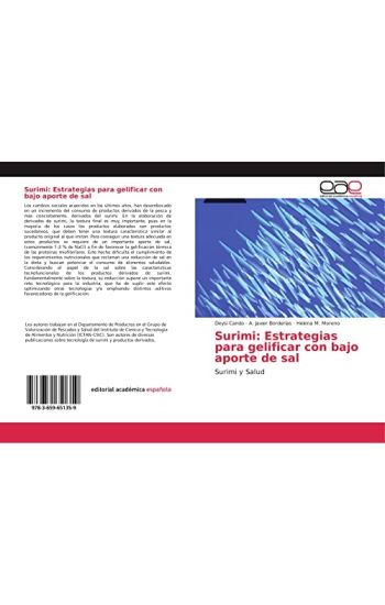Surimi: Estrategias para gelificar con bajo aporte de sal