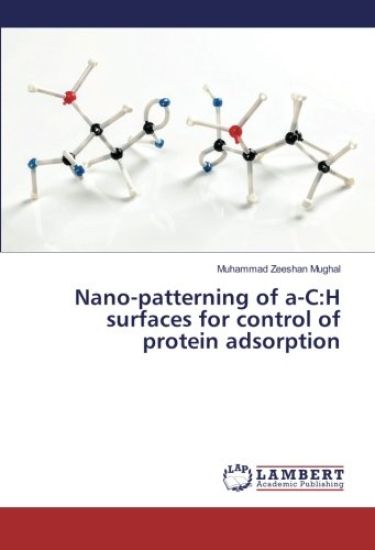 Nano-patterning of a-C:H surfaces for control of protein adsorption