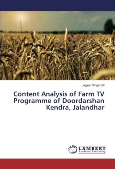 Content Analysis of Farm TV Programme of Doordarshan Kendra, Jalandhar