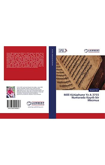 Millî Kütüphane Yz A 3755 Numarada Kay¿tl¿ bir Mecmua