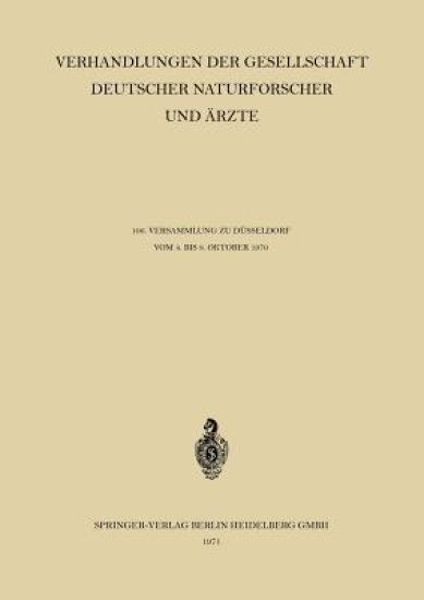 Verhandlungen der Gesellschaft Deutscher Naturforscher und Ärzte