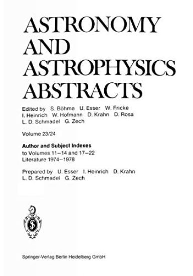 Author and Subject Indexes