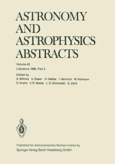 Astronomy and Astrophysics Abstracts