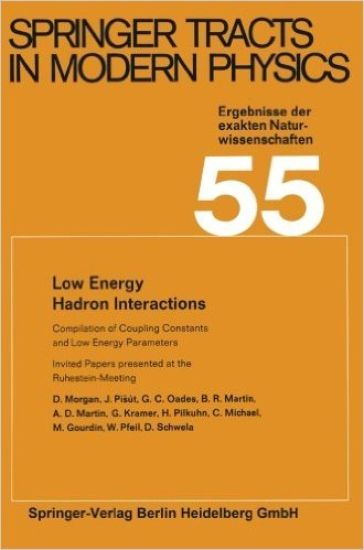 Low Energy Hadron Interactions
