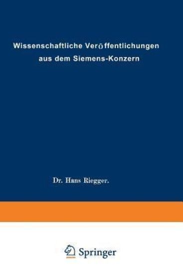 Wissenschaftliche Veröffentlichungen aus dem Siemens-Konzern