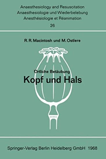 Örtliche Betäubung Kopf und Hals