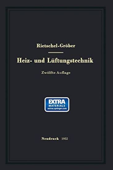 H. Rietschels Lehrbuch der Heiz- und Lüftungstechnik