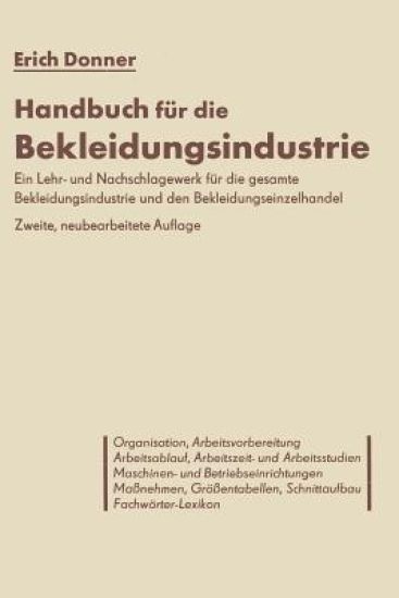 Handbuch für die Bekleidungsindustrie