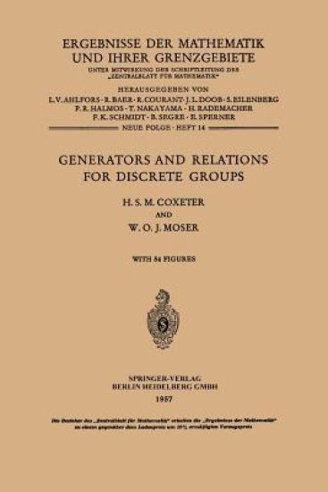 Generators and Relations for Discrete Groups