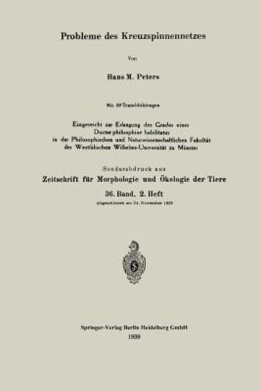 Probleme des Kreuzspinnennetzes