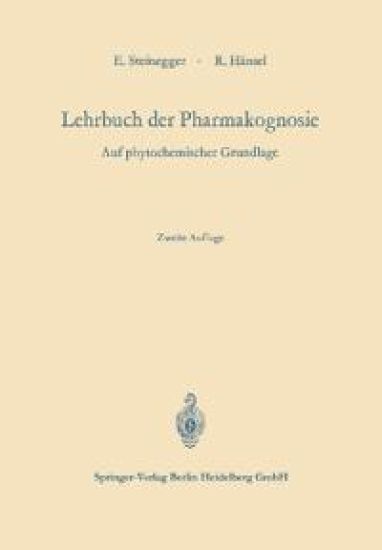 Lehrbuch der Pharmakognosie