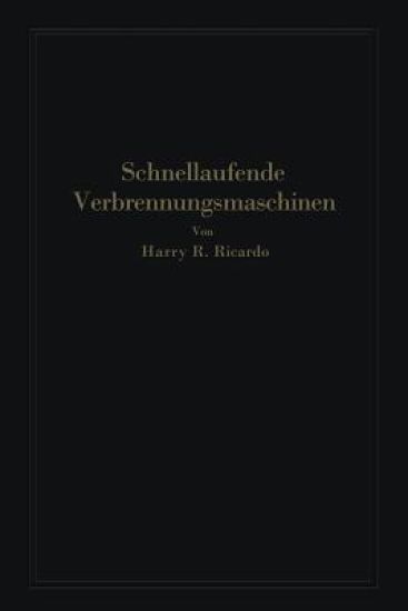 Schnellaufende Verbrennungsmaschinen