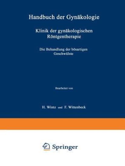 Klinik der gynäkologischen Röntgentherapie