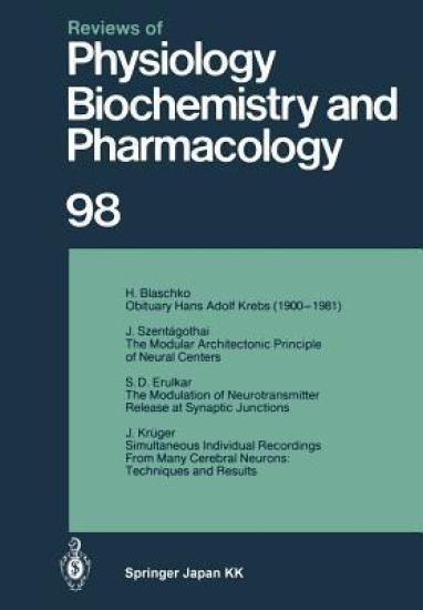 Reviews of Physiology, Biochemistry and Pharmacology