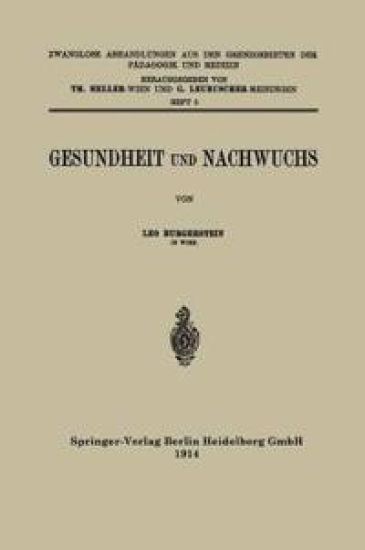 Gesundheit und Nachwuchs