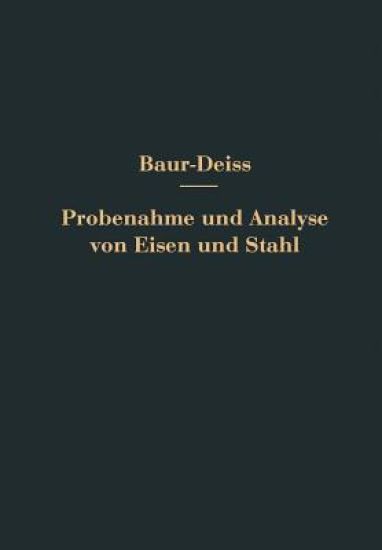 Probenahme und Analyse von Eisen und Stahl