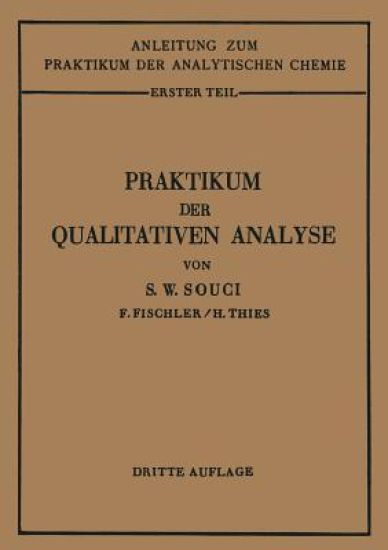 Praktikum der qualitativen Analyse