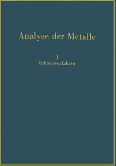 Analyse der Metalle