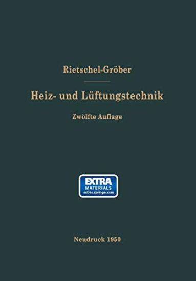 H. Rietschels Lehrbuch der Heiz- und Lüftungstechnik