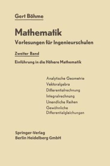 Einführung in die Höhere Mathematik