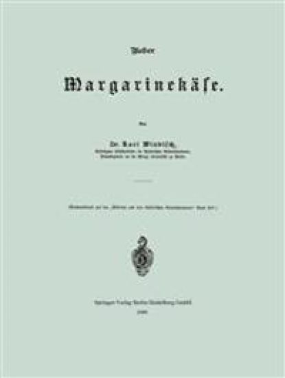 Ueber Margarinekäse