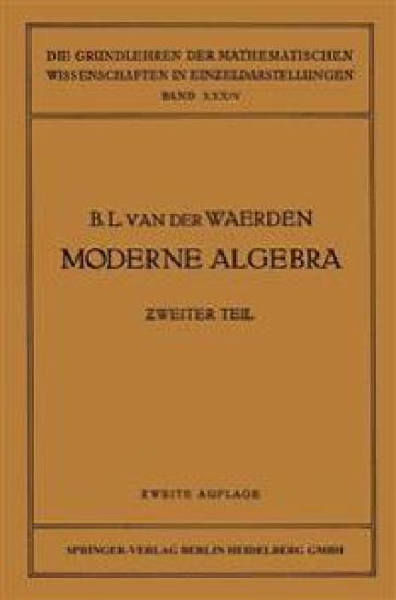 Moderne Algebra