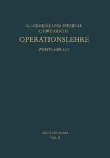Die Operationen an den Extremitäten