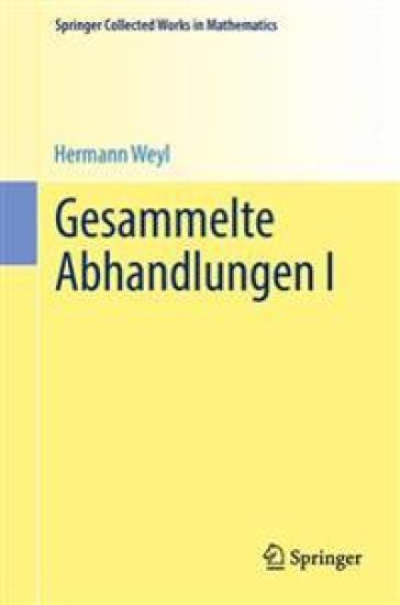 Gesammelte Abhandlungen I