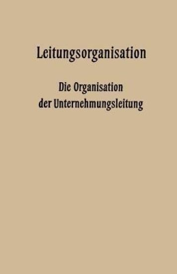 Leitungsorganisation