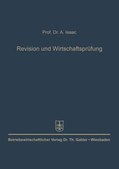 Revision und Wirtschaftsprüfung