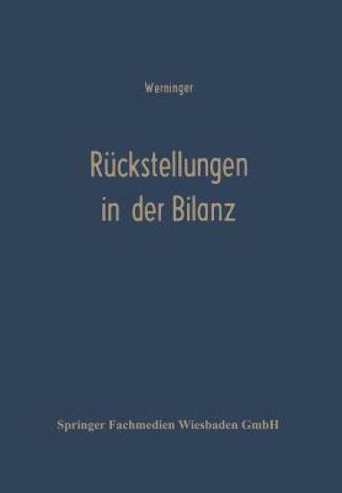Rückstellungen in der Bilanz