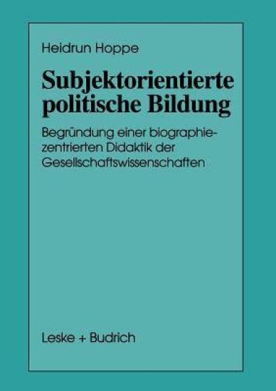 Subjektorientierte politische Bildung