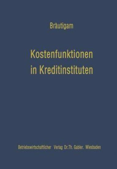 Kostenfunktionen in Kreditinstituten