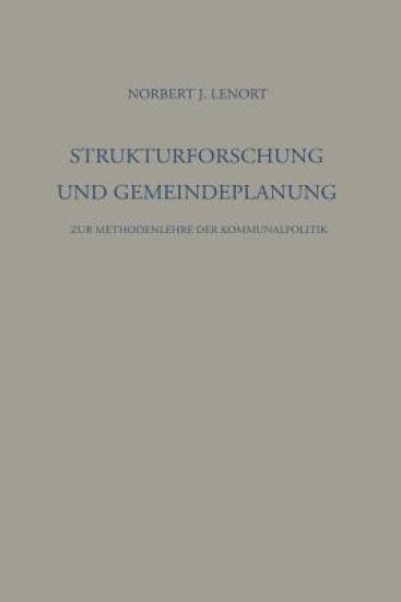 Strukturforschung und Gemeindeplanung