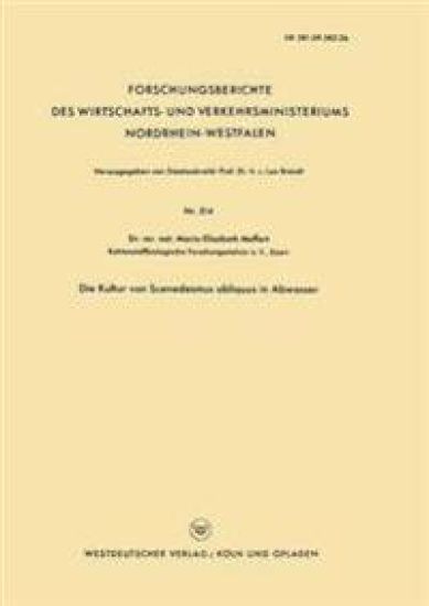 Die Kultur von Scenedesmus obliquus in Abwasser