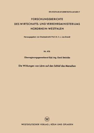 Die Wirkungen von Lärm auf den Schlaf des Menschen