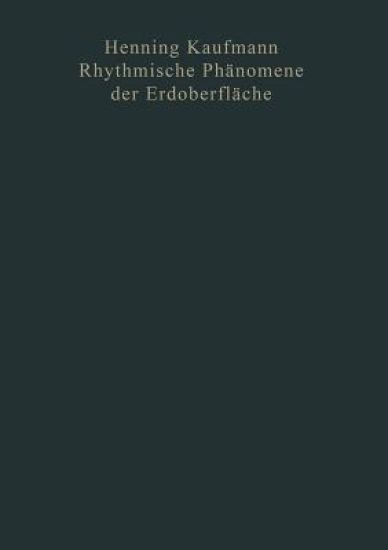 Rhythmische Phänomene der Erdoberfläche
